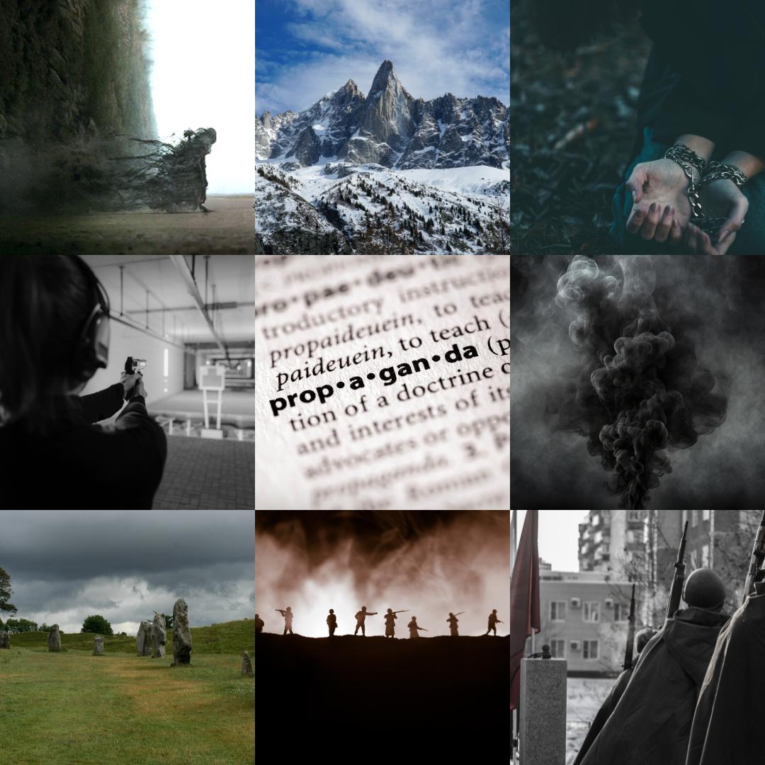 Moodboard for A Darkness So Deep